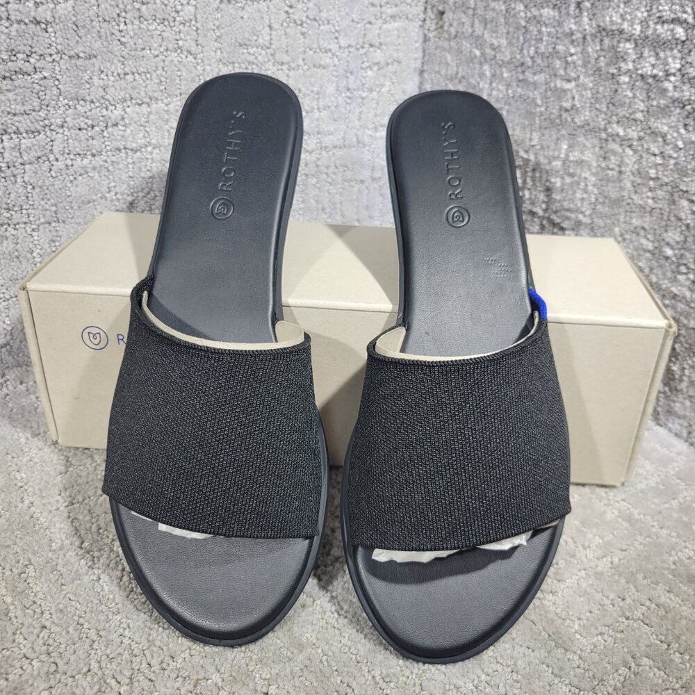 Rothy's Black Slide Sandals